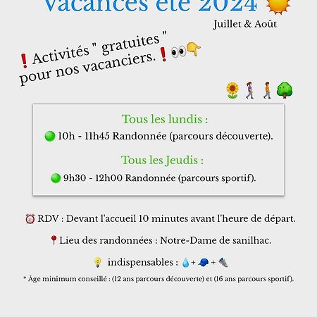 Gites Du Domaine De La Gauderie Sanilhac  Eksteriør bilde